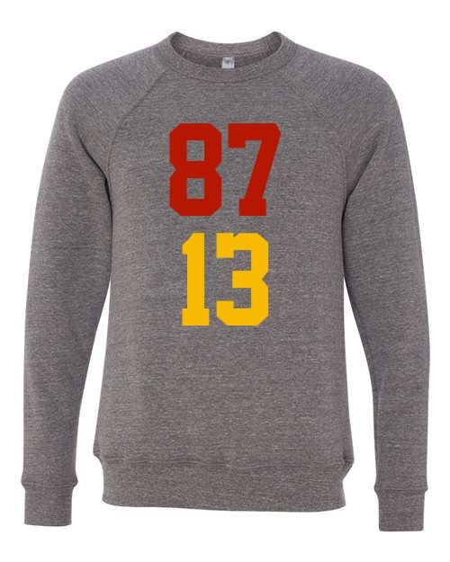 Adult 87 13 SWIFTIE Vintage Grey Sweatshirt