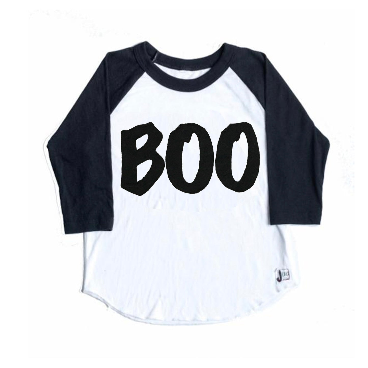 Kid's Halloween BOO raglan T-Shirt