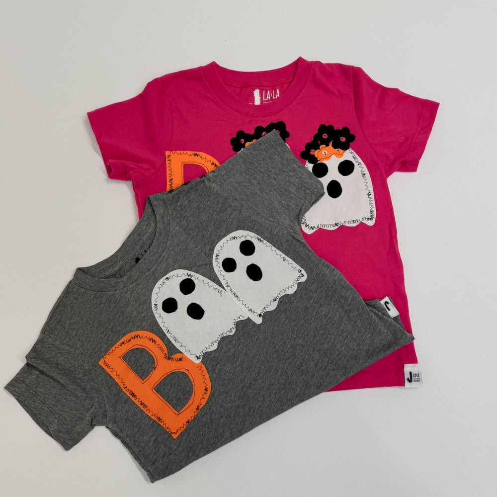 Kid's Halloween BOO grey T-Shirt