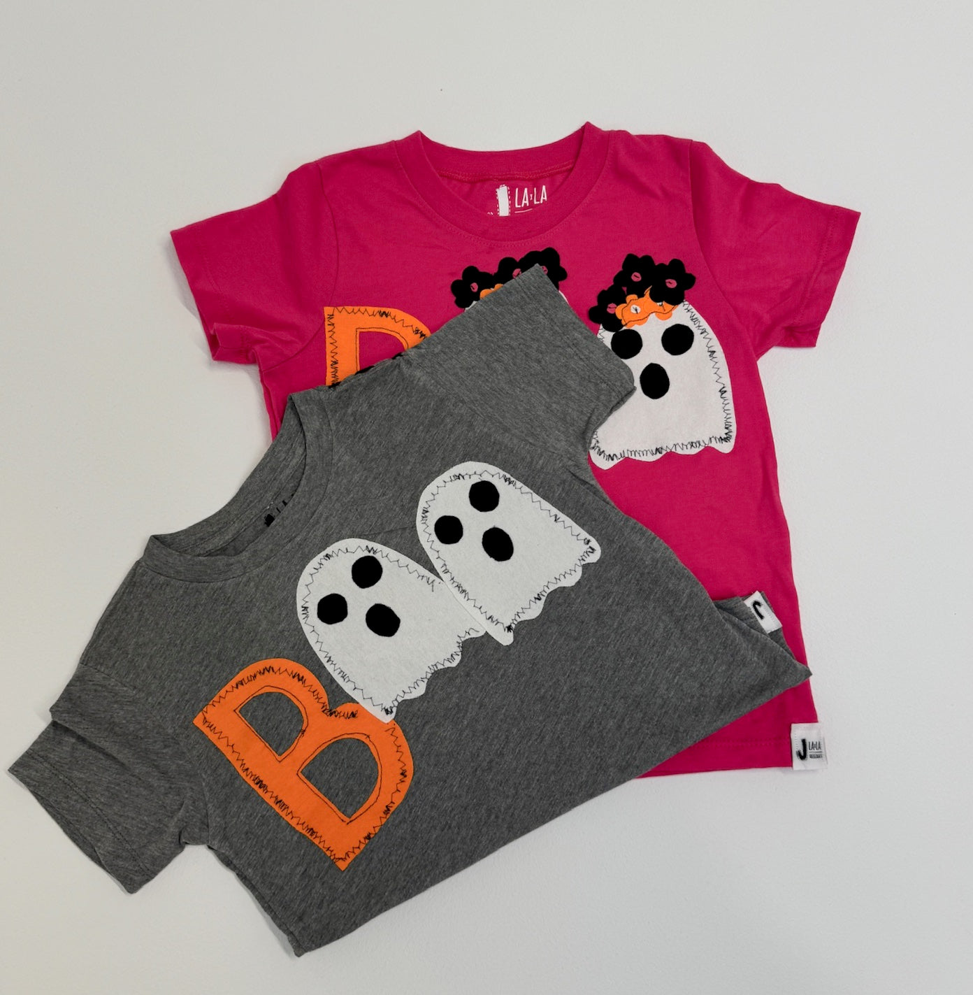 Kid's Halloween BOO grey T-Shirt