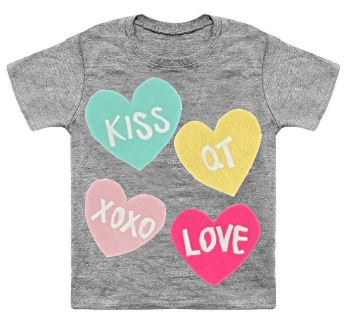 
                      
                        Adult & Kid's CONVERSATION HEARTS T-Shirt
                      
                    