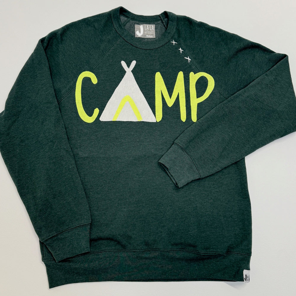 Adult CAMP Hunter Green Sweatshirt