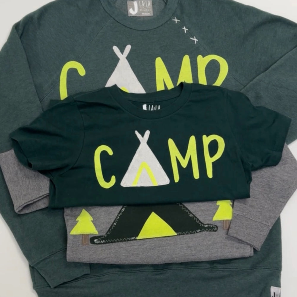 Adult CAMP Hunter Green Sweatshirt