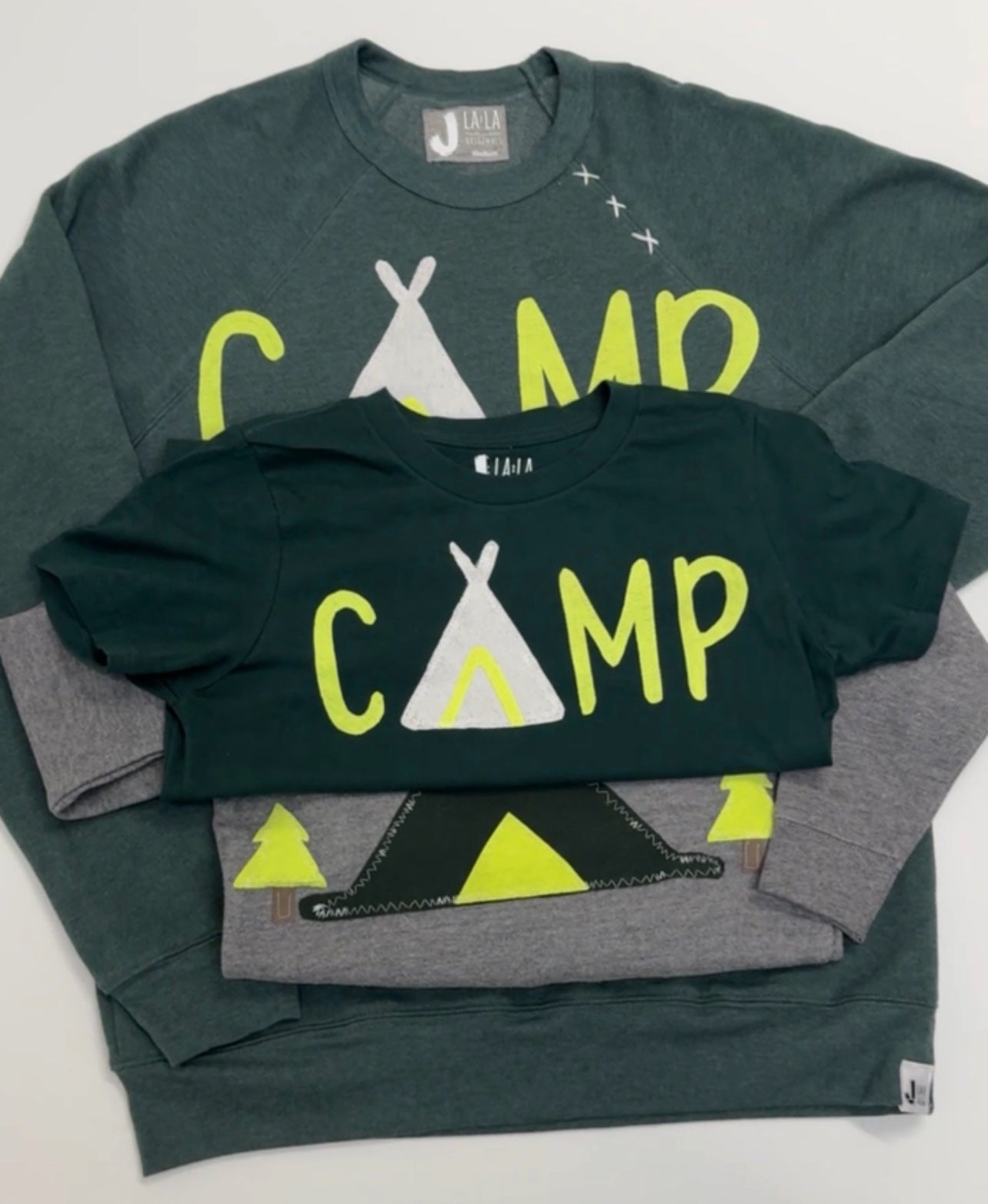 Adult CAMP Hunter Green Sweatshirt