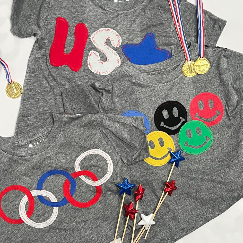 Kid's OLYMPIC SMILEY T-Shirt