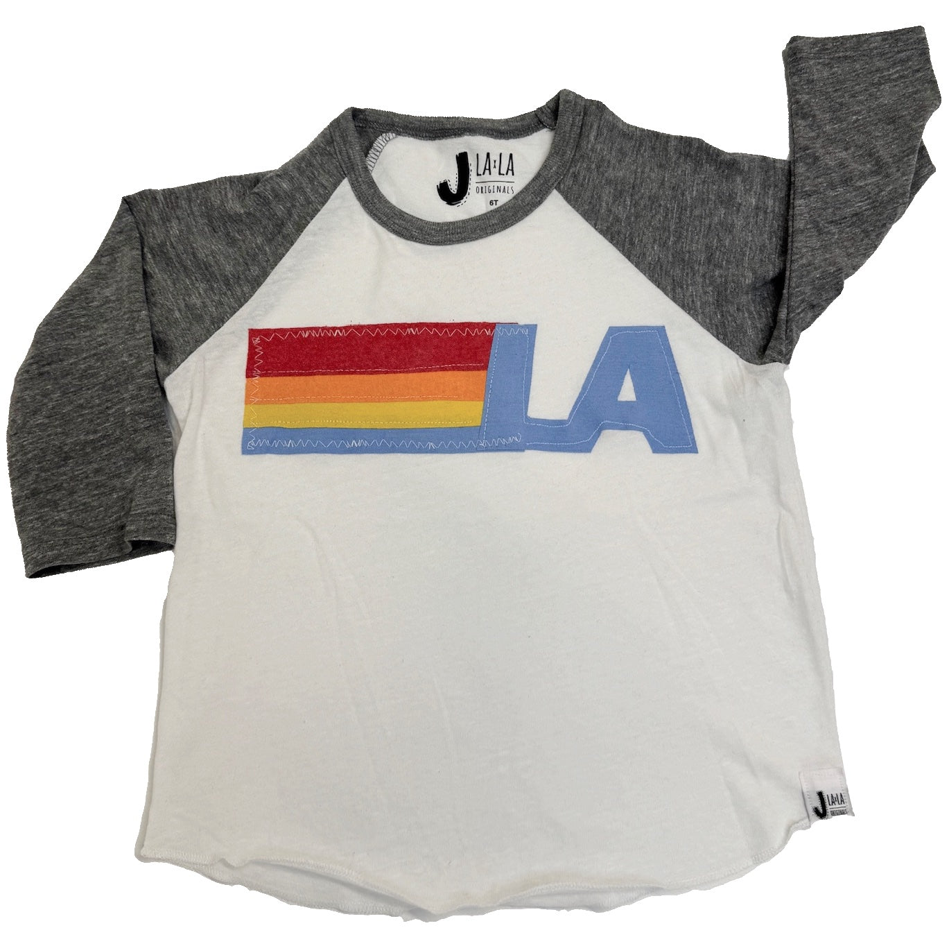 Kid's RETRO LA Raglan T-Shirt