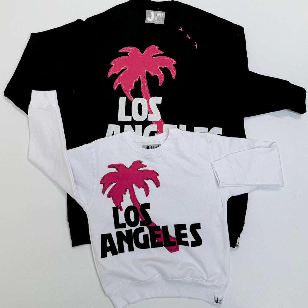 Kid's Los Angeles White Sweatshirt