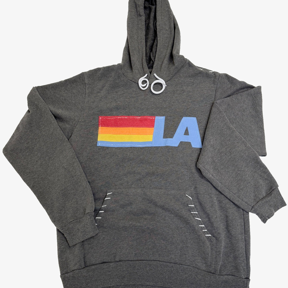 Adult RETRO LA Hooded Pullover Sweatshirt