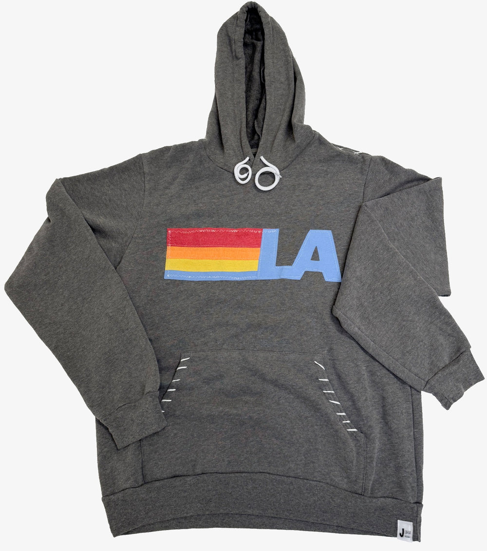 Adult RETRO LA Hooded Pullover Sweatshirt