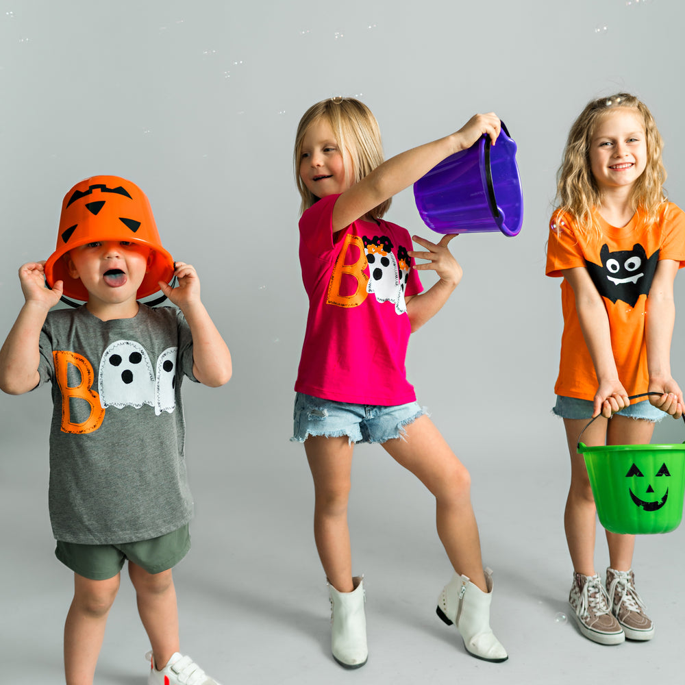 Kid's Halloween BAT orange T-Shirt