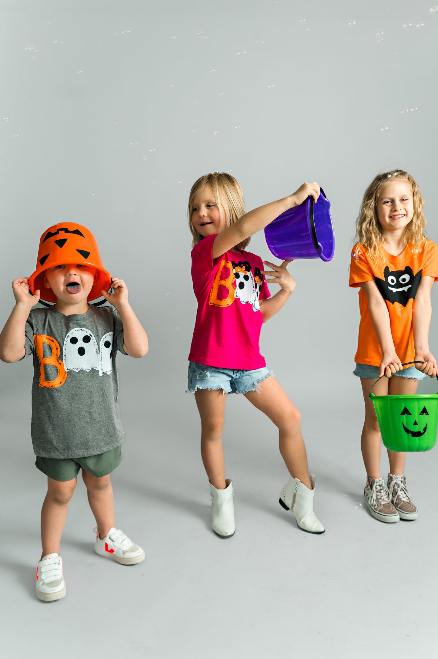 Kid's Halloween BAT orange T-Shirt