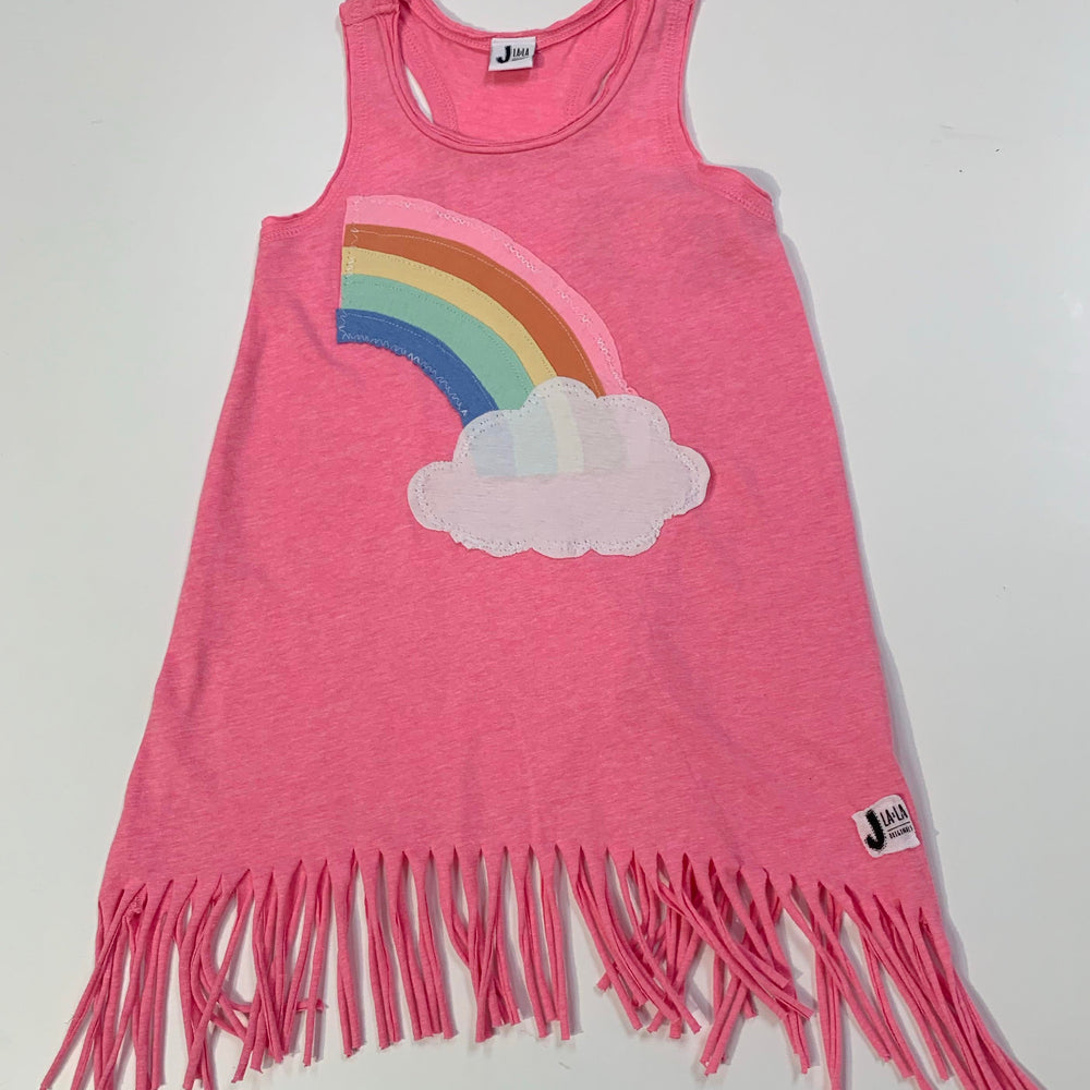 Girl's RAINBOW Fringe Dress