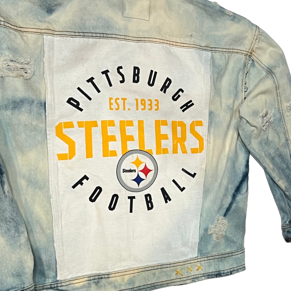 
                      
                        Pittsburgh Steelers Denim Jacket
                      
                    