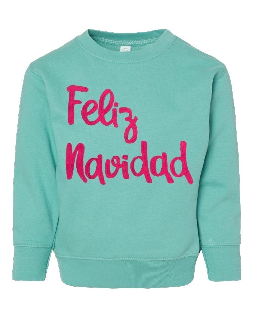 Adult & Kid's FELIZ NAVIDAD Sweatshirt