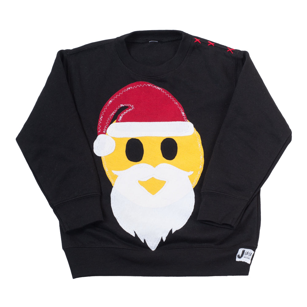 Kid's SANTA EMOJI Sweatshirt