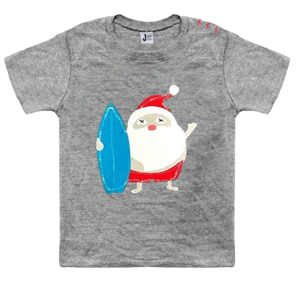 Adult & Kid's SURF SANTA T-Shirt